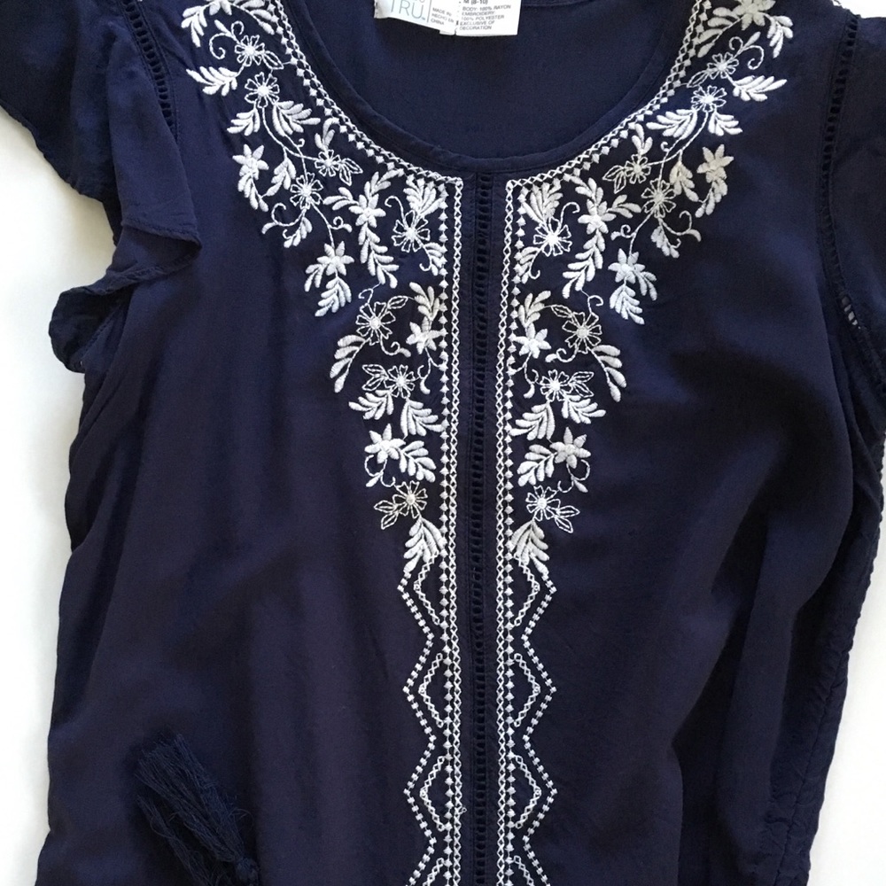 Flounce sleeve tank